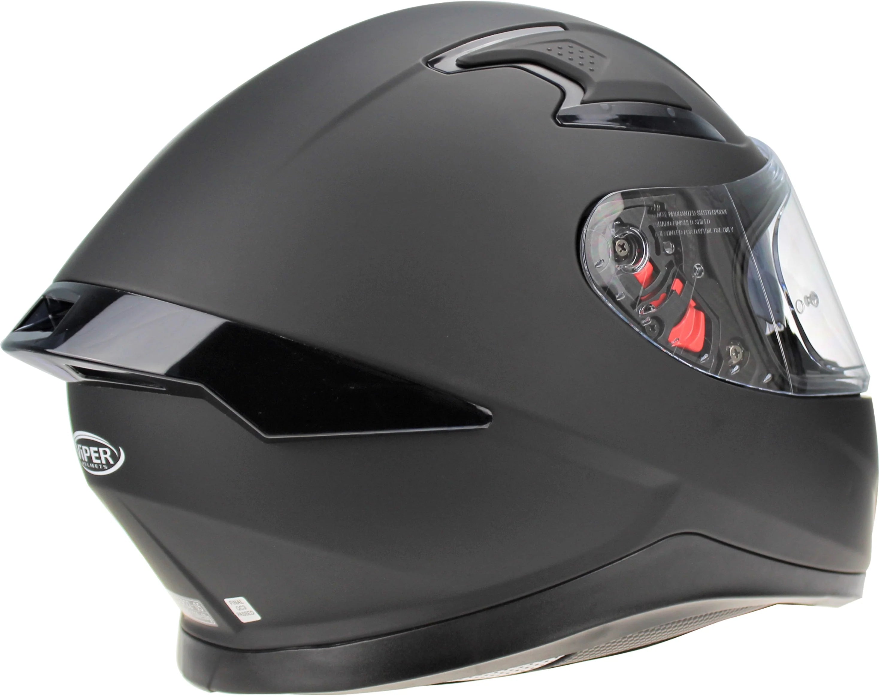 Viper RSV95 Rogue Shiny Full Face Motorcycle Helmet
