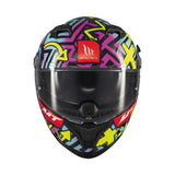 MT Braker SV Crazy Teddy Touring Motorcycle Helmets Multi Colors