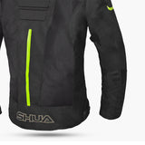 Shua Gravity Mesh Lady Jacket Black/Fluor Yellow arms