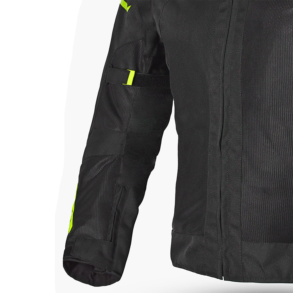 Shua Gravity Mesh Lady Jacket Black/Fluor Yellow side