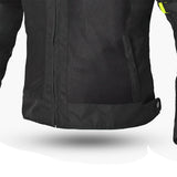 Shua Gravity Mesh Lady Jacket Black/Fluor Yellow size adjustments