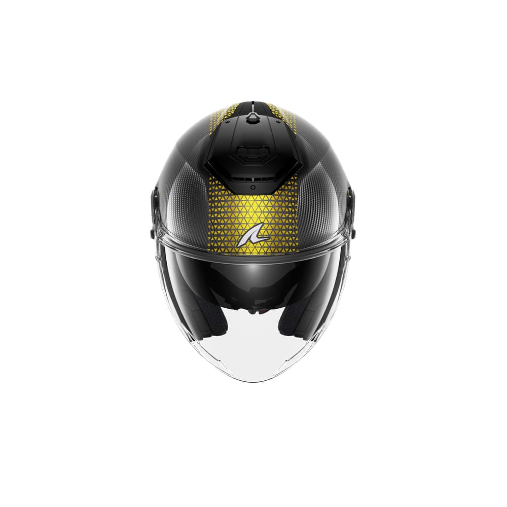 SHARK JET CARBON IKONIK Carbono Oro Cromado Casco