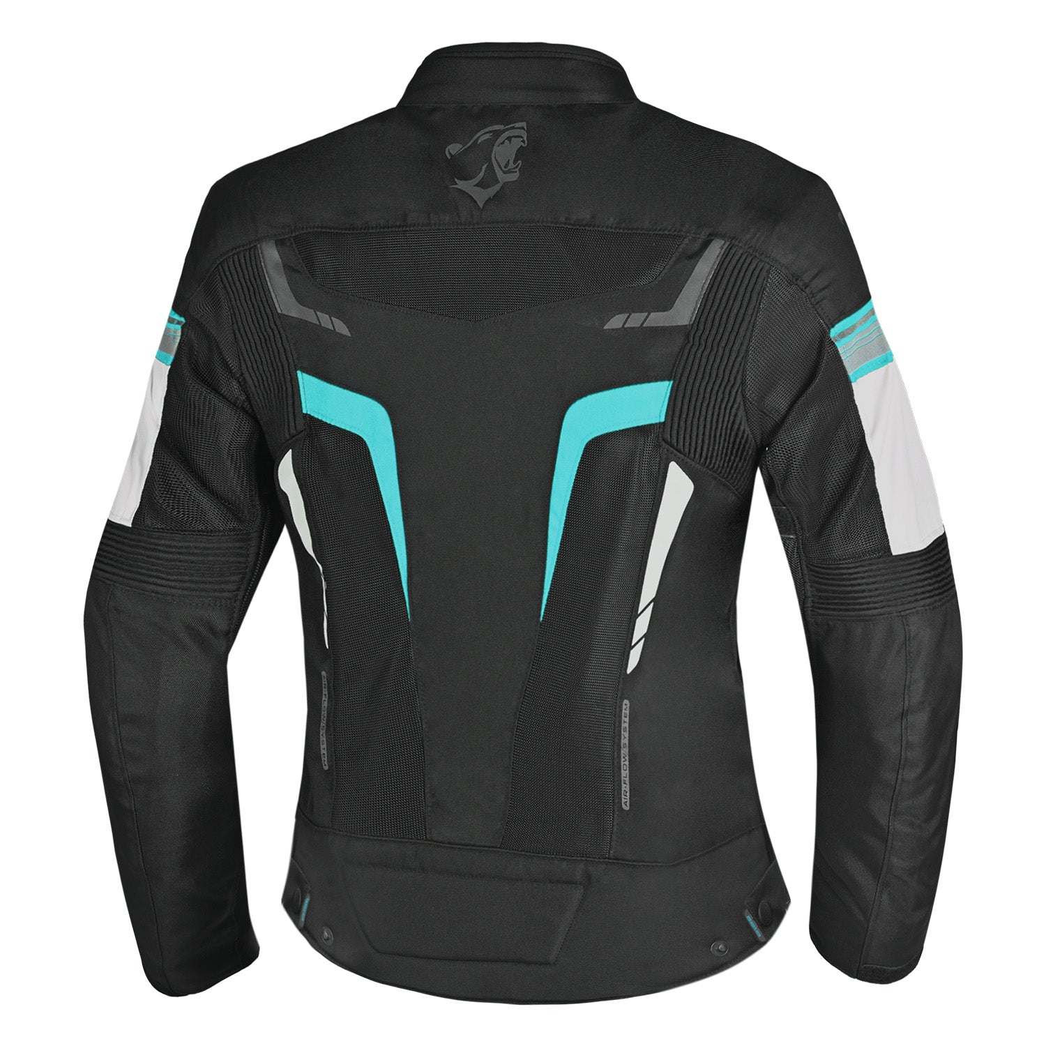 BELA Sprinter Lady Textile Motorcycle Jacket Black Turquoise