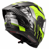 LS2 FF807 Dragon Trax Sport Touring Motorcycle Helmet Hi-Vis Yellow