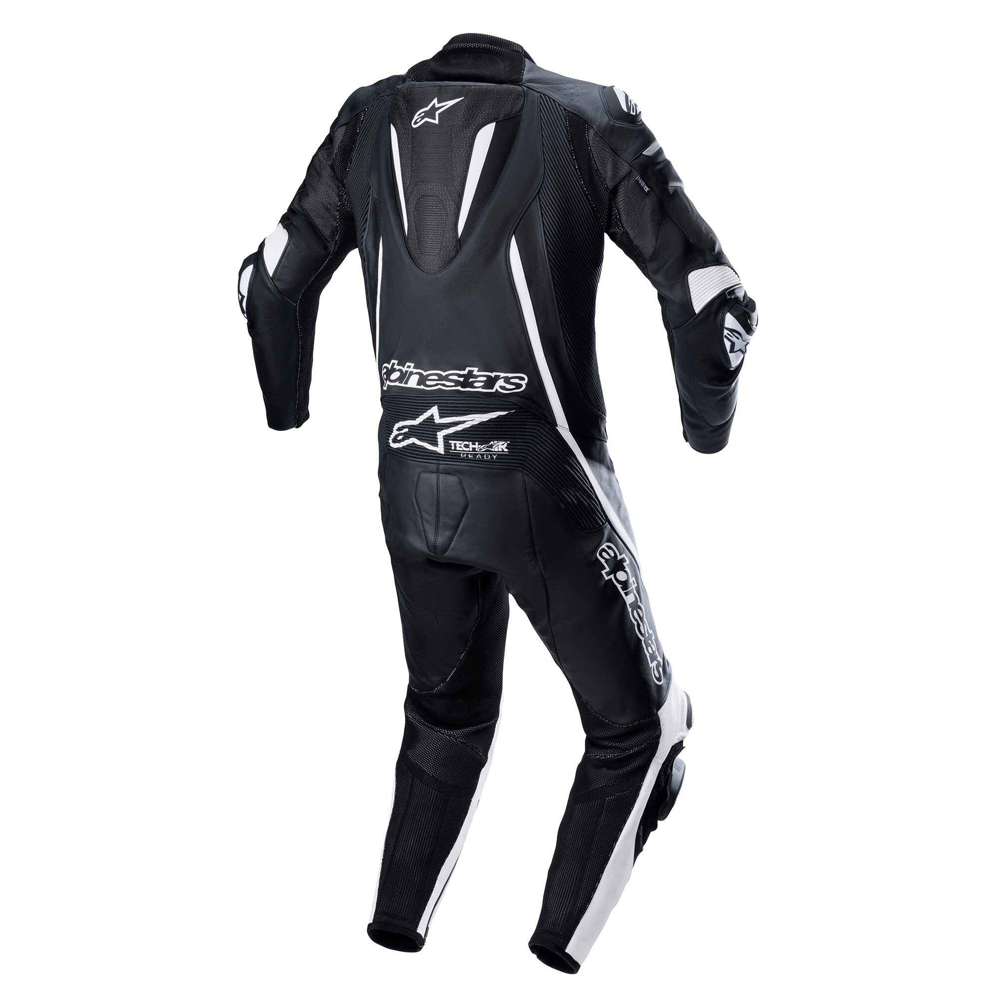 Alpinestars Fusion Leather Suit 1 Pc Motorcycle Leather Suits Black White