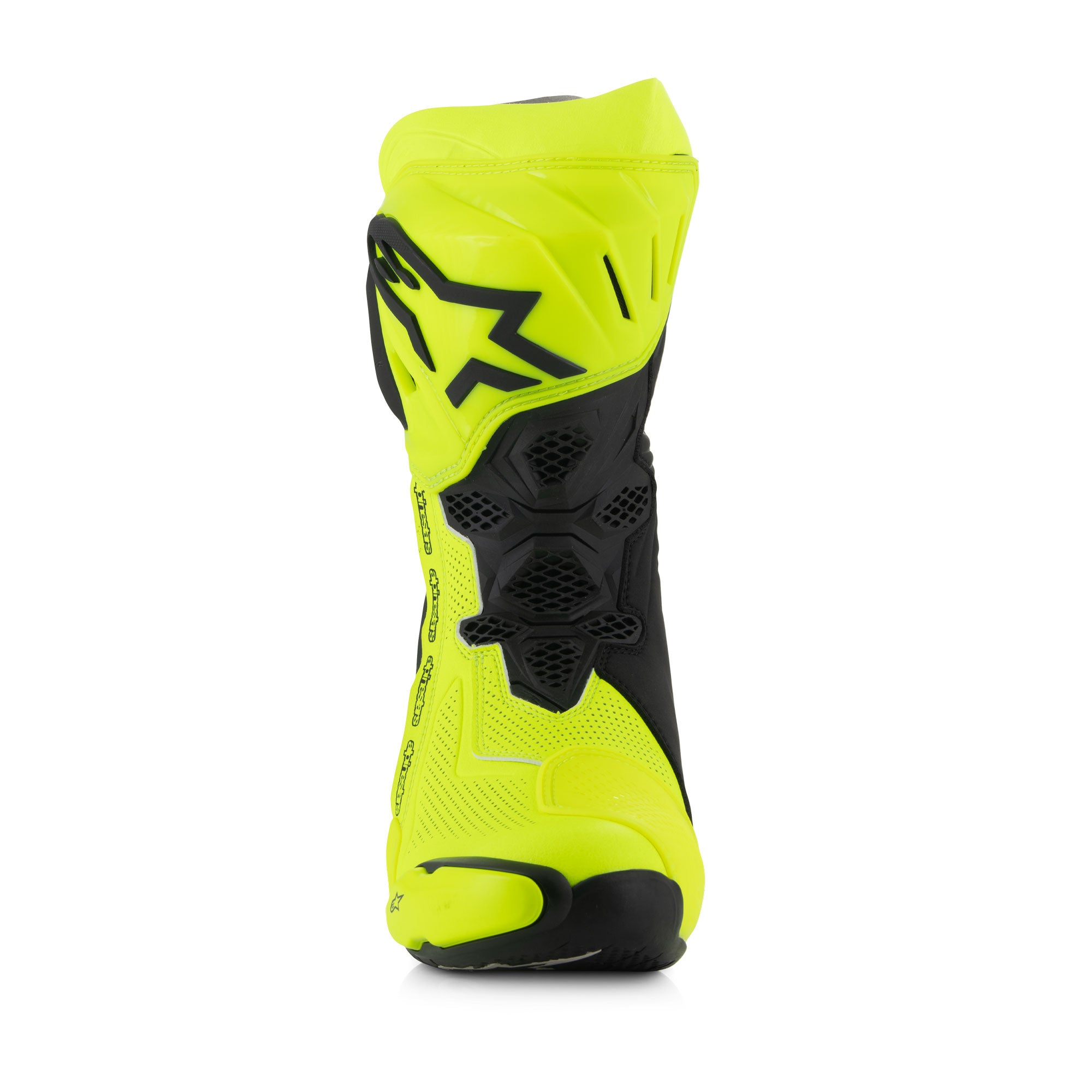Alpinestars Supertech R Vented Man Motorcycle Racing Boot Yellow Fluo Black 