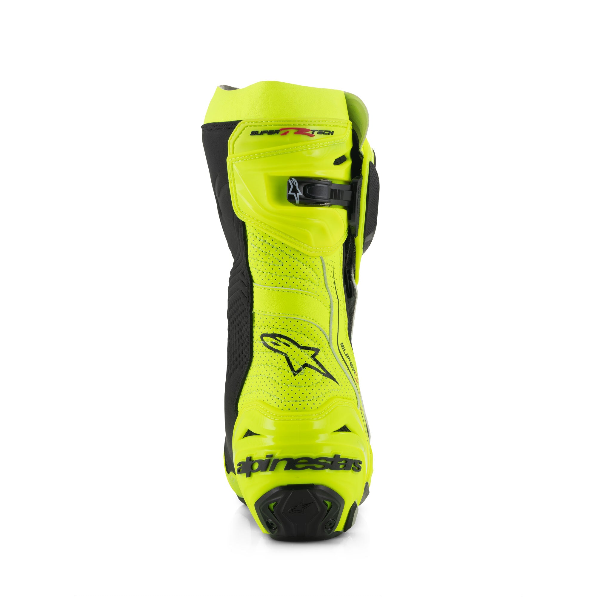 Alpinestars Supertech R Vented Man Motorcycle Racing Boot Yellow Fluo Black 