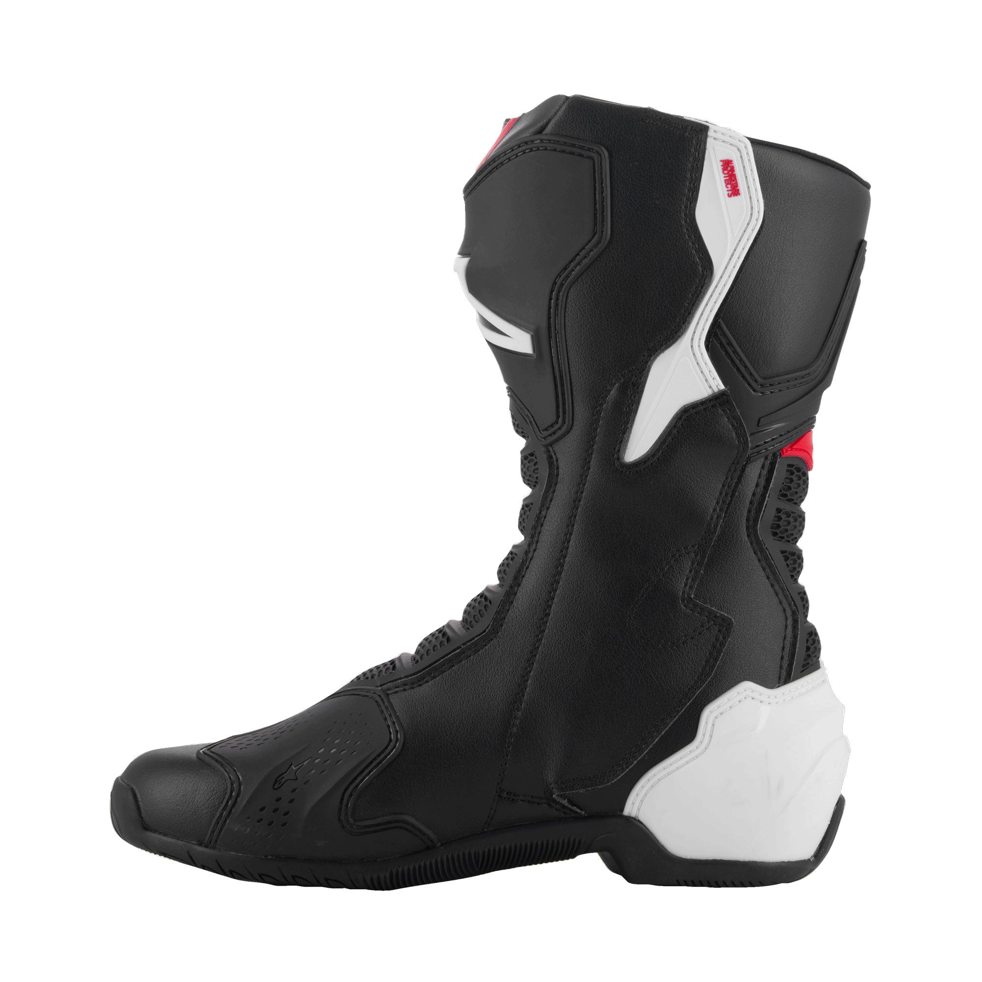 Alpinestars SMX-6 V3 Men’s Motorcycle Racing Boots Black White Red