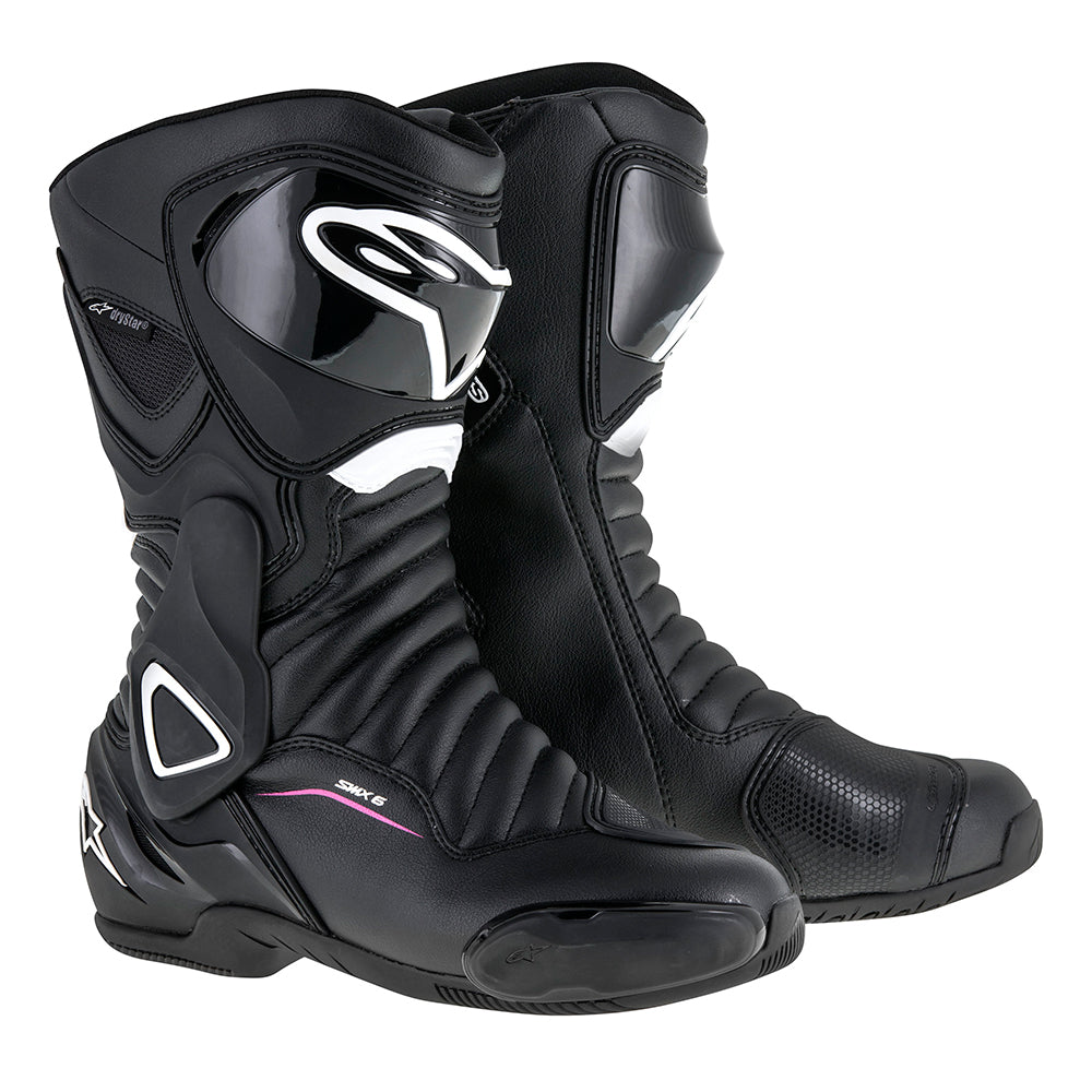 Alpinestars Stella SMX-6 V2 Drystar Women’s Motorcycle Boots Pink White
