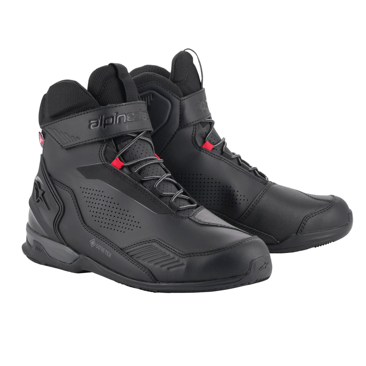 Alpinestars Austral Gore Tex Men’s Touring Motorcycle Boots Black Dark Grey 