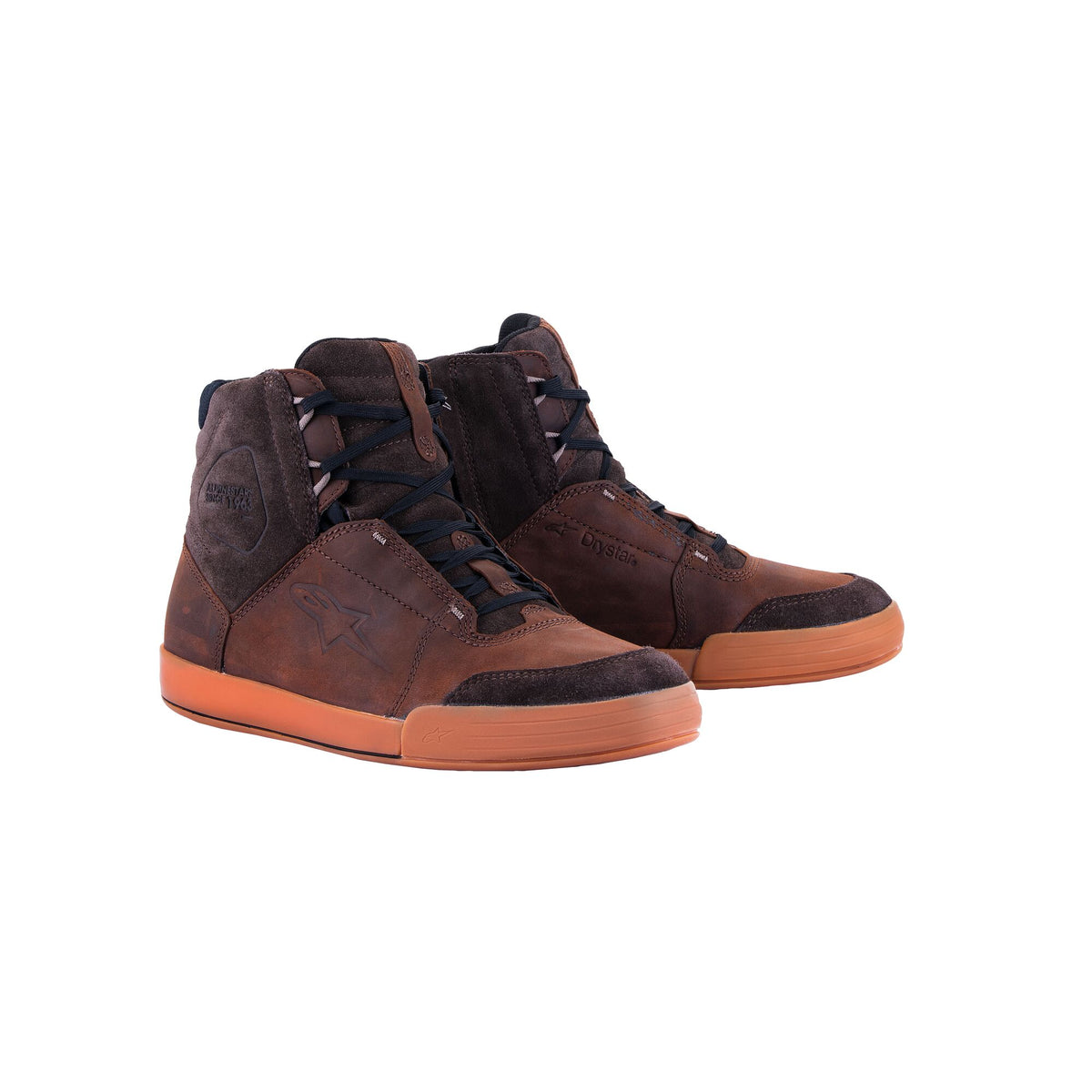 Alpinestars Chrome Crafted Drystar Men’s Motorcycle Riding Boot Brown Gum 