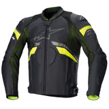Alpinestars GP Plus R V3 Rideknit Motorcycle Racing Jacket Black Yellow Fluo
