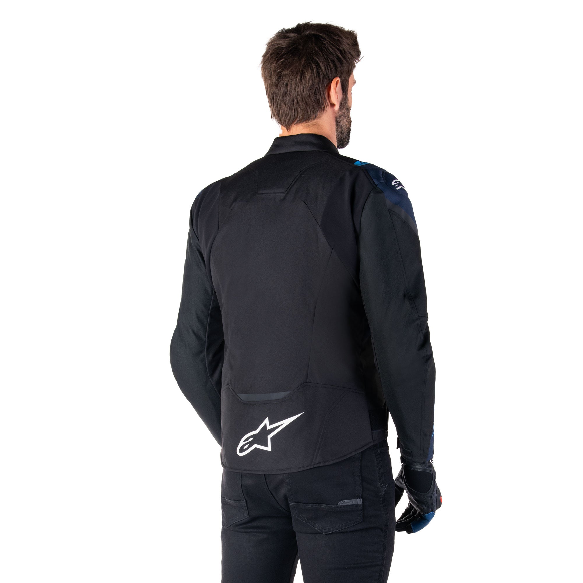 Alpinestars T-Jaws V4 Urban Motorcycle Jacket BlackDark Blue Blithe Blue