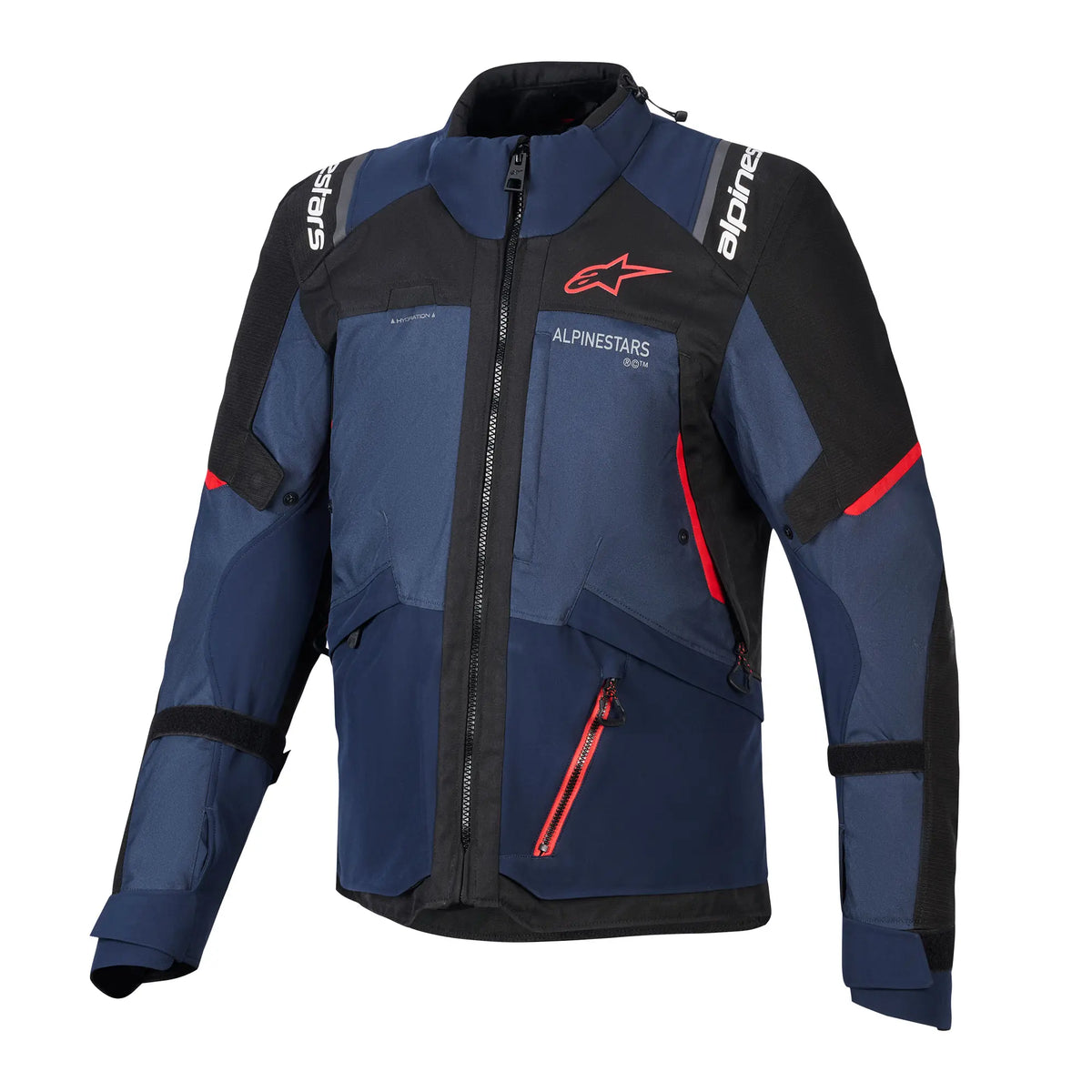 Alpinestars Andes V4 Drystar Adventure Men’s Motorcycle Jacket Navy Indigo Black