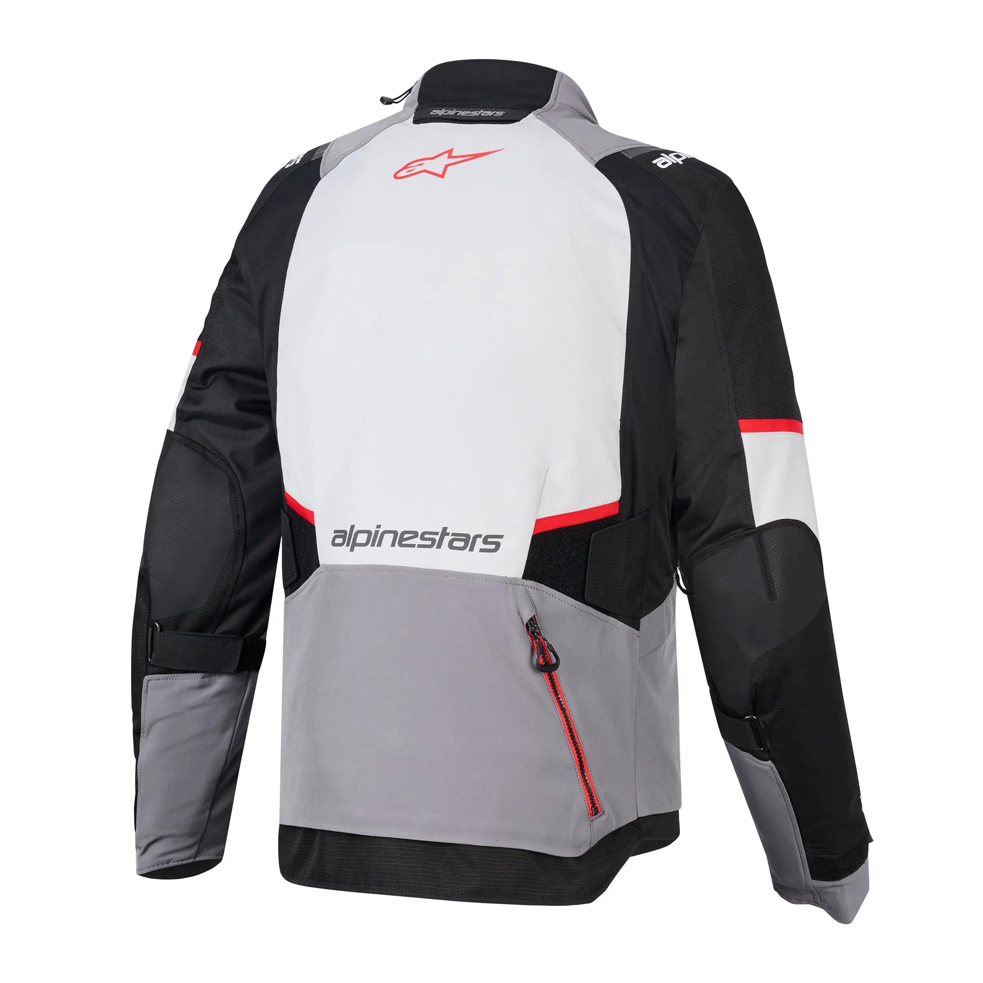 Alpinestars Andes V4 Drystar Men’s Adventure Motorcycle Jacket D.Grey Grey Black Red 
