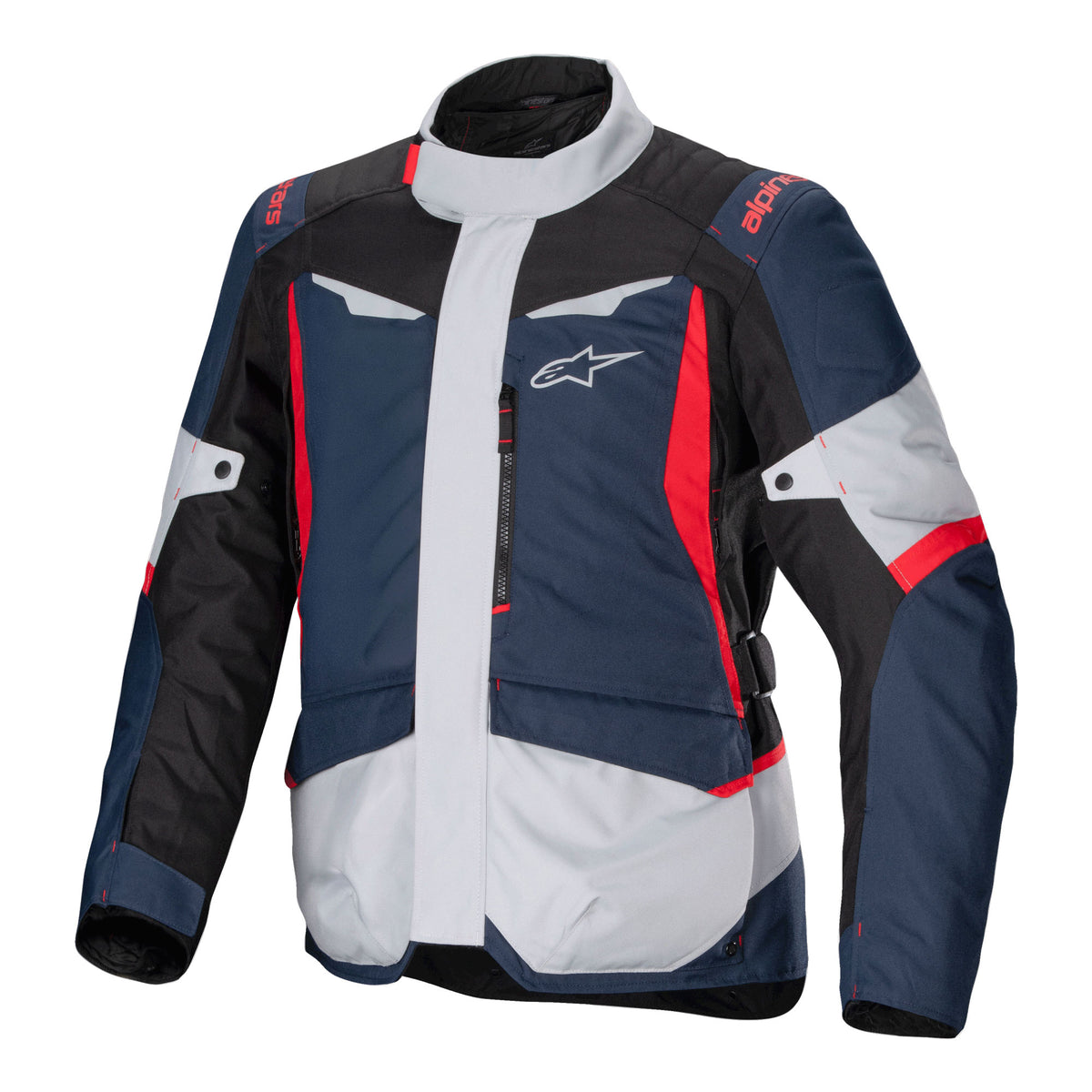 Alpinestars ST-1 Motorcycle Touring Jacket Dark Blue Black Bright Red