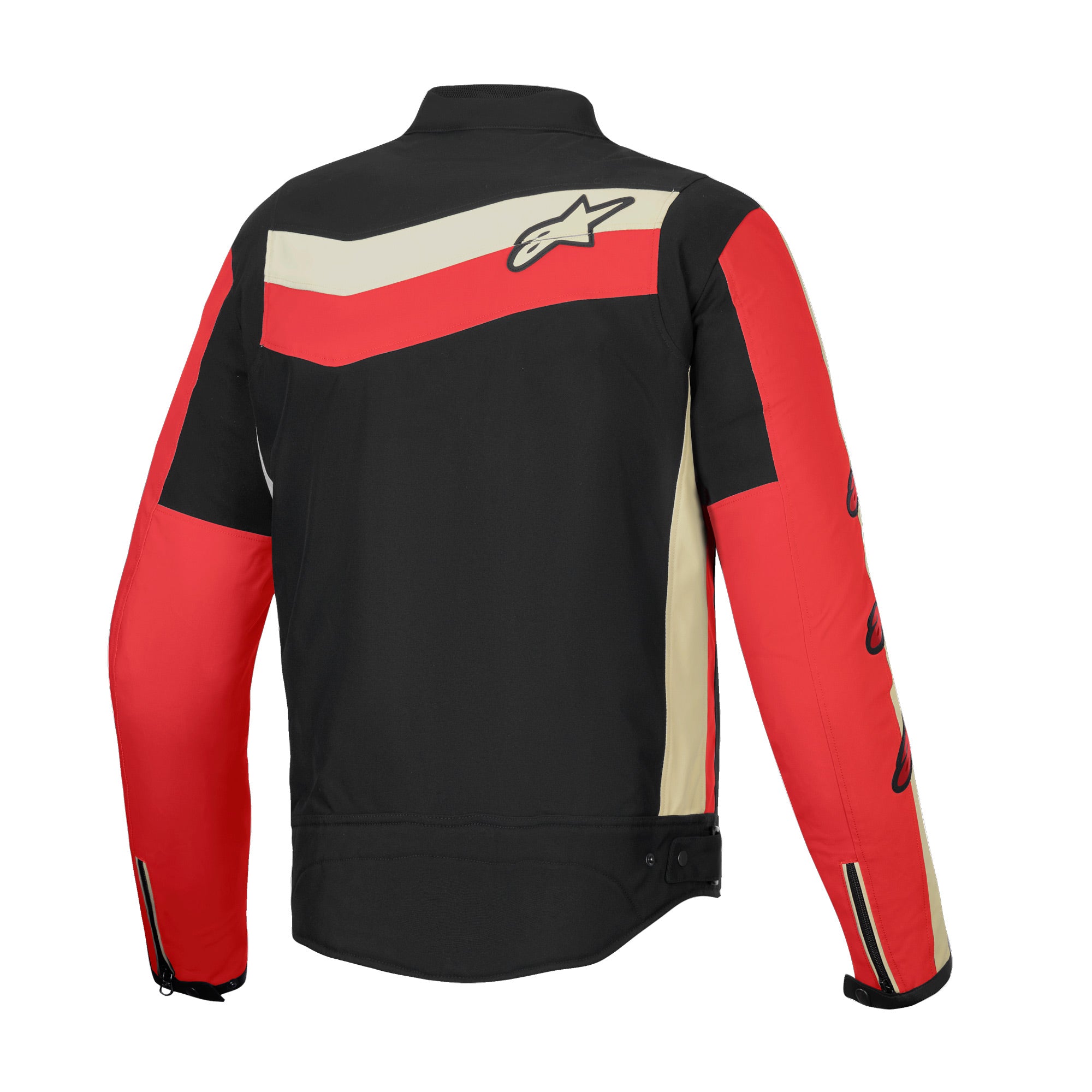 Alpinestars T-Dyno WR Men’s Textile Motorcycle Jacket Black Bright Red Ecru