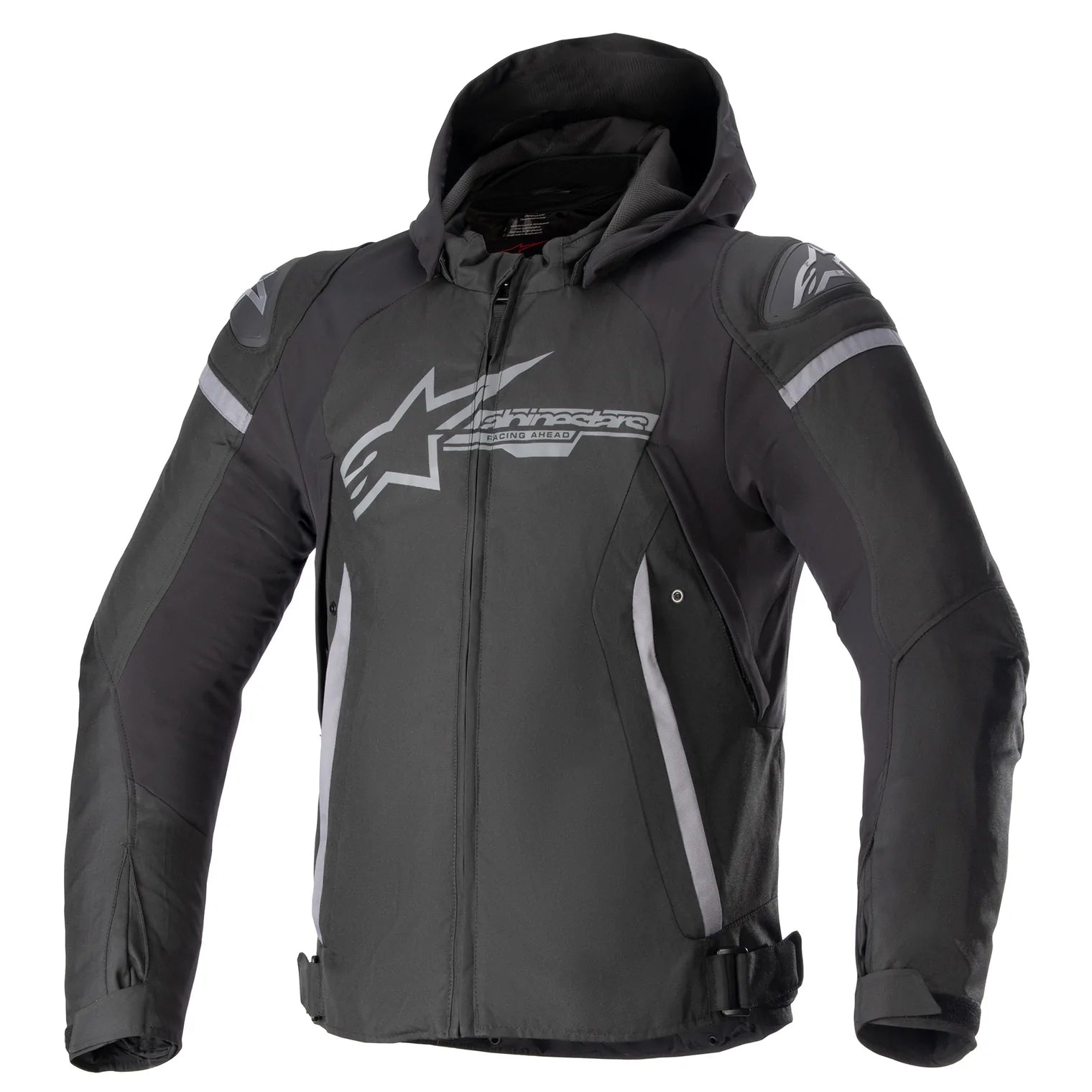 Alpinestars Zaca Textile Motorcycle Jacket Black Dark Grey 
