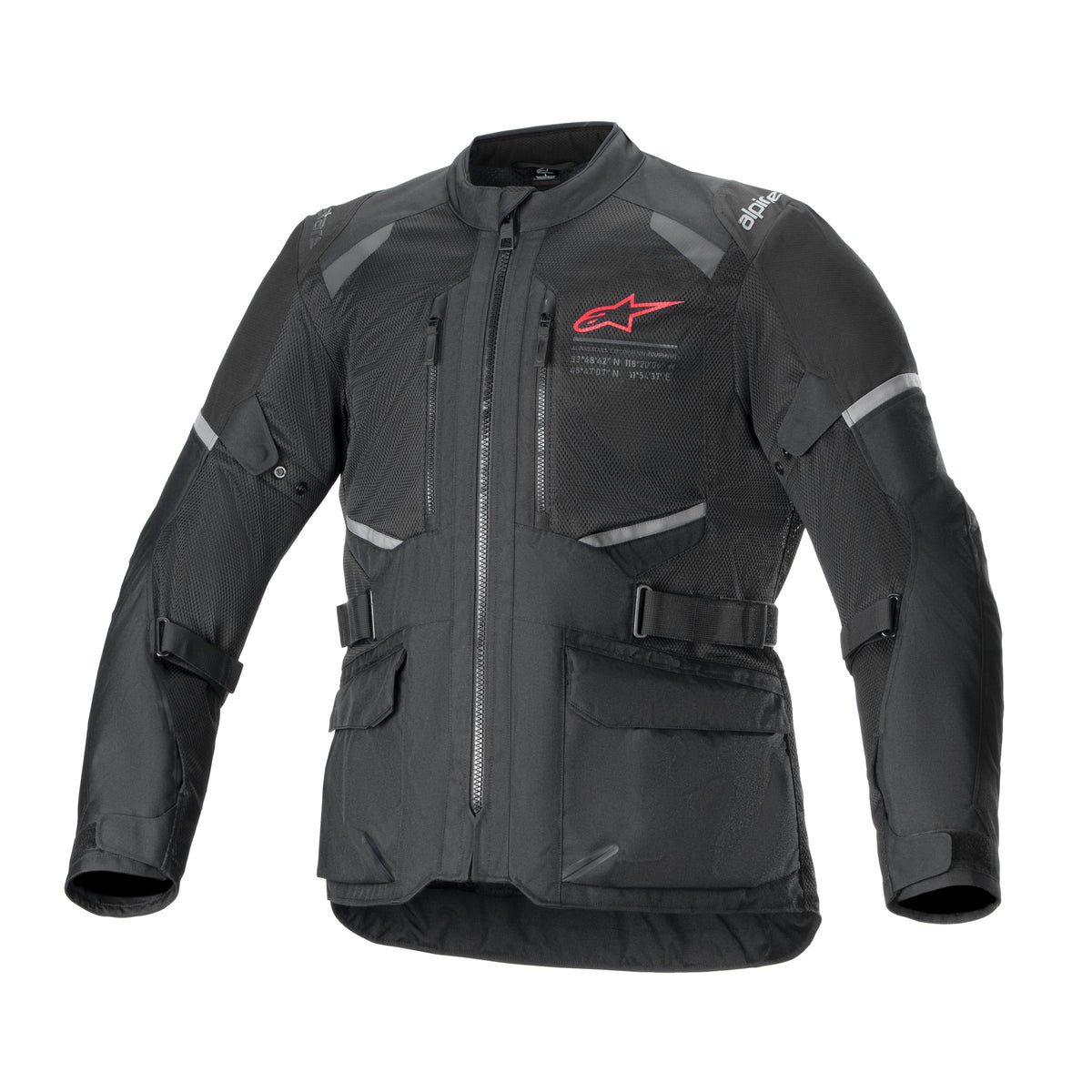 Alpinestars Andes Air Drystar Men’s Adventure Motorcycle Jacket Black