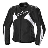 Alpinestars Stella T-Jaws V4 Women’s All Season Motorcycle Jacket Black White 