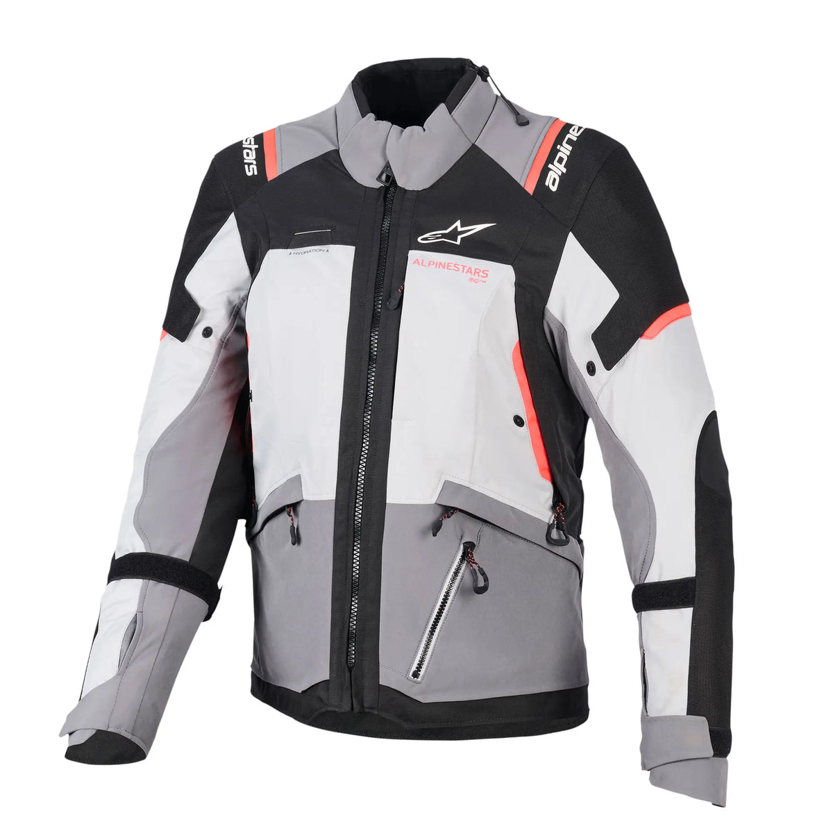 Alpinestars Stella Andes V4 Drystar Adventure Women’s Motorcycle Jacket Ice Grey Black