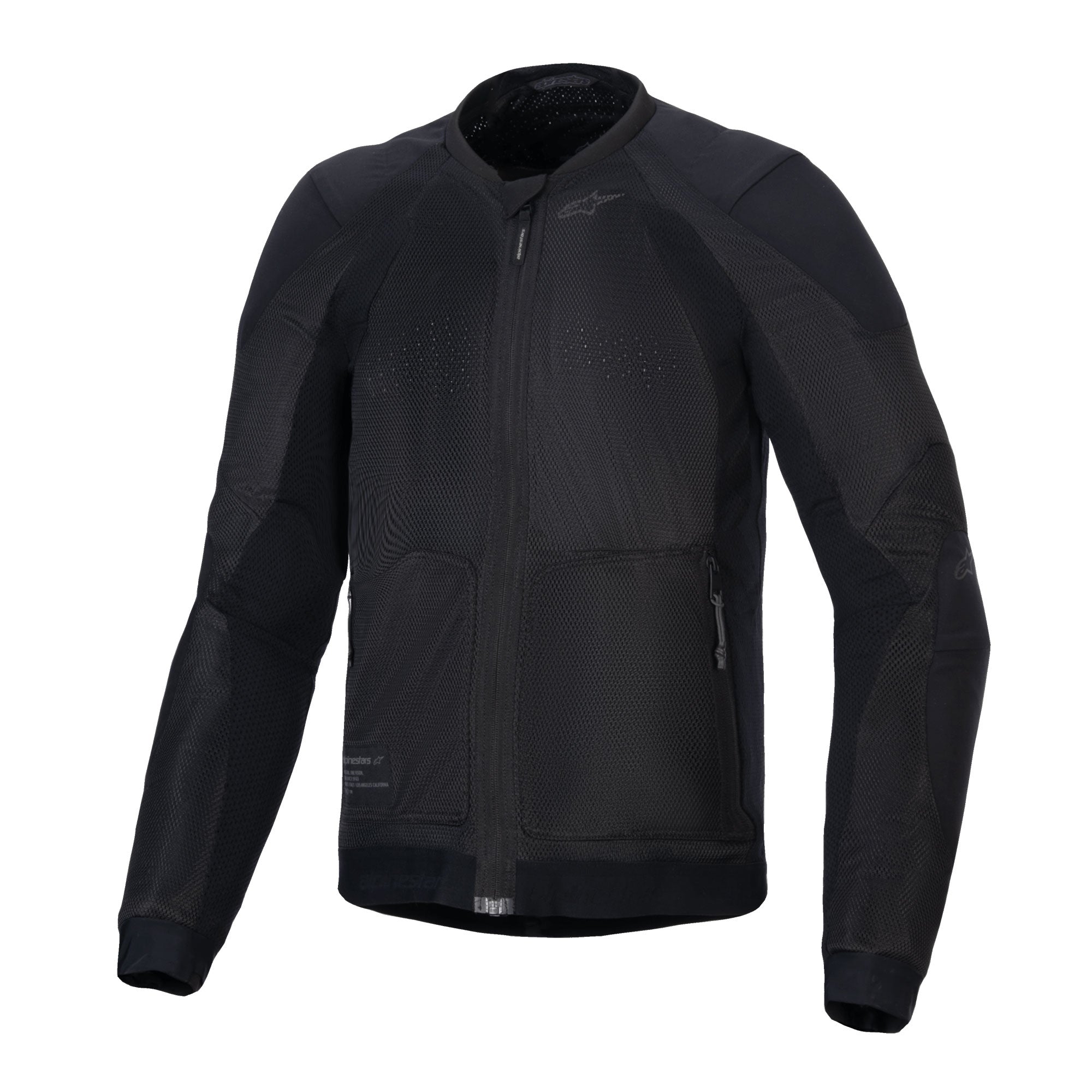 Alpinestars Troop-Air Men’s Mesh Motorcycle Jacket Black 