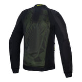 Alpinestars Troop-Air Men’s Mesh Motorcycle Jacket Black Yellow Fluo