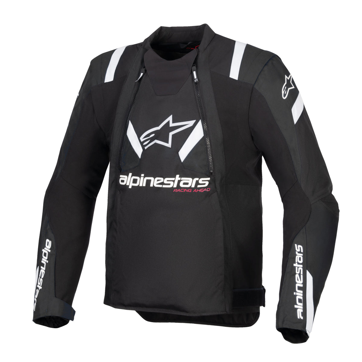 Alpinestars T-Stunt Air Men’s Riding Motorcycle Jacket Black White