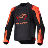 Alpinestars T-Stunt Air Men’s Riding Motorcycle Jacket Black Red Fluo Dark Red 