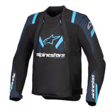 Alpinestars T-Stunt Air Men’s Riding Motorcycle Jacket Black Dark Blue Blithe Blue