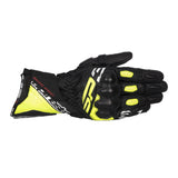 Alpinestars SP-3 Sport Men’s Motorcycle Gloves Black Yellow Fluo White