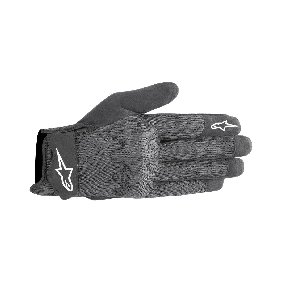 Alpinestars Stated Air Touring Men’s Motorcycle Gloves Black Silver