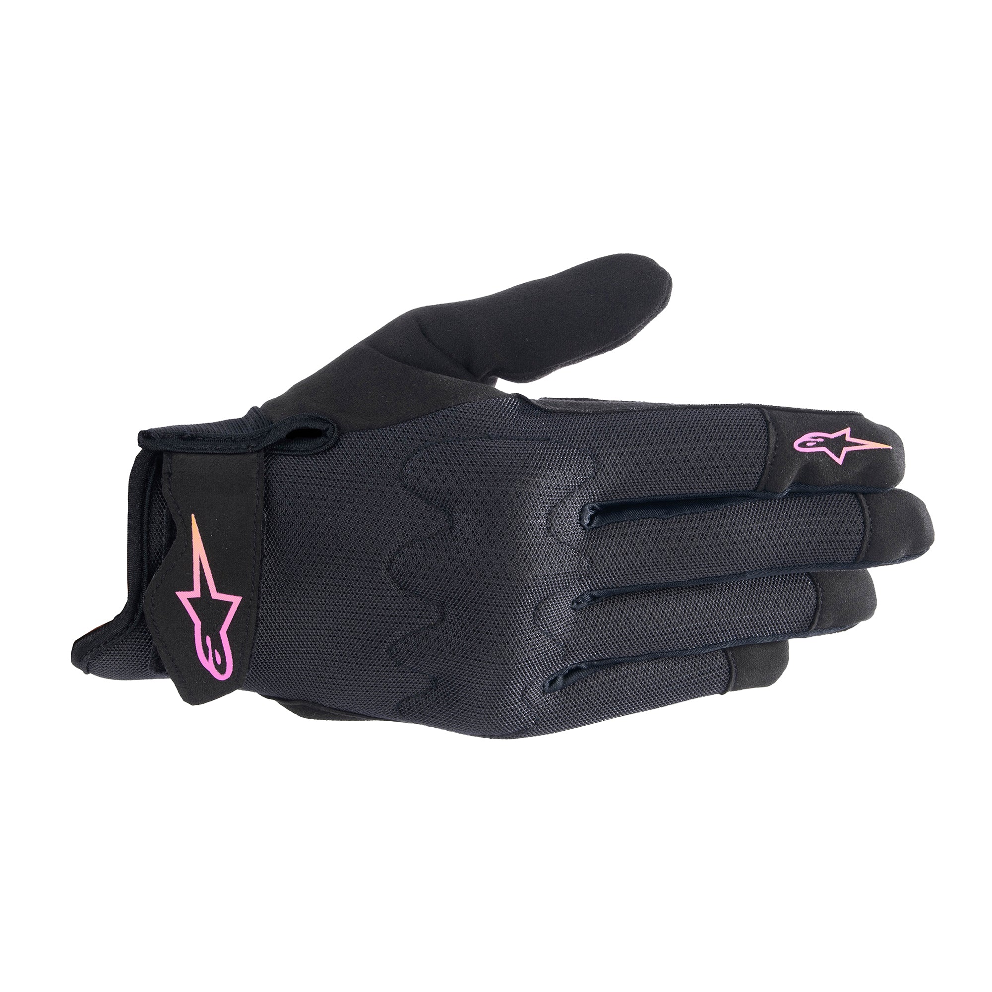 Alpinestars Stated Air Women’s Summer Motorcycle Gloves Black  Yellow Pink 