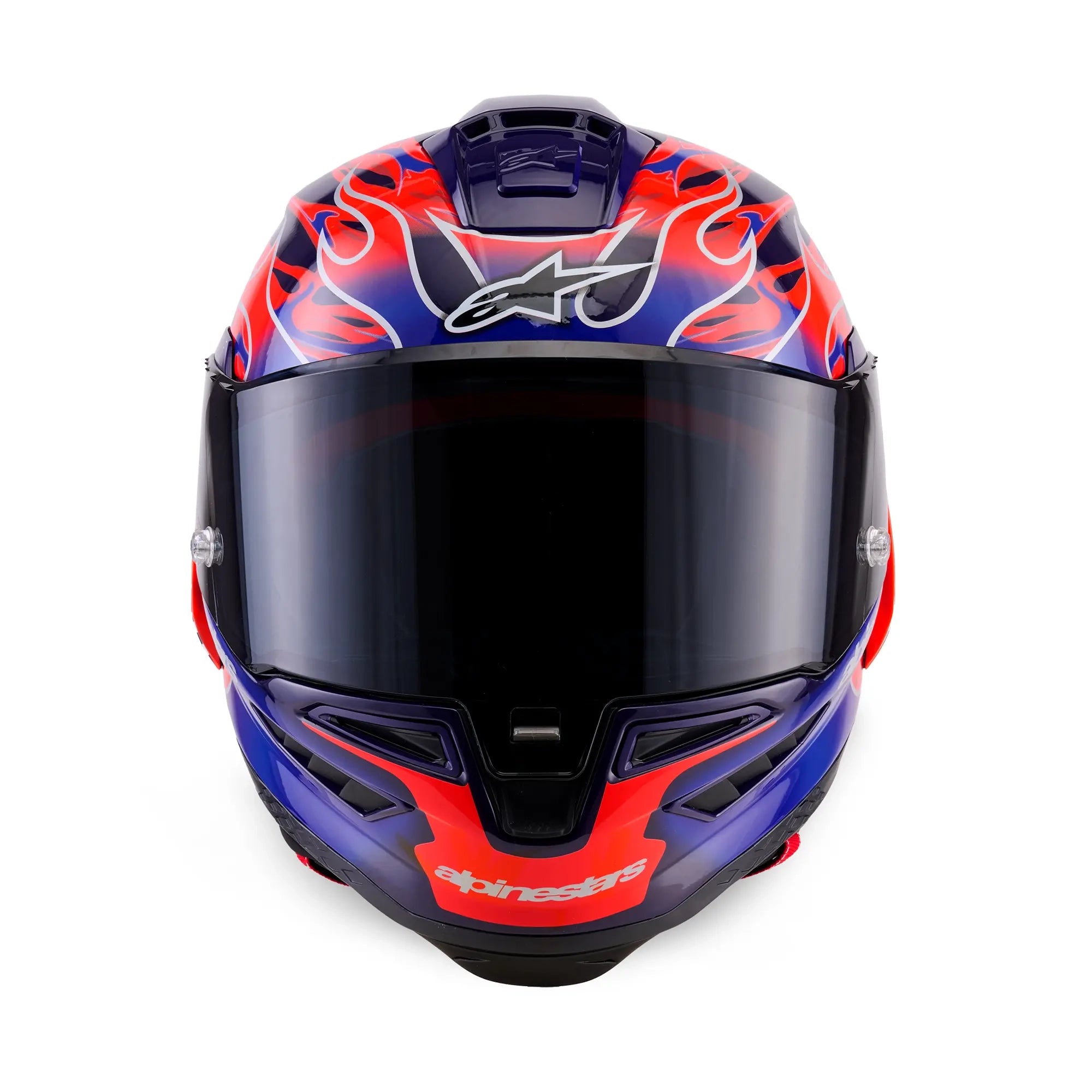 Alpinestars Supertech R10 Flyte Motorcycle Racing Helmet Purple/Red/Glossy