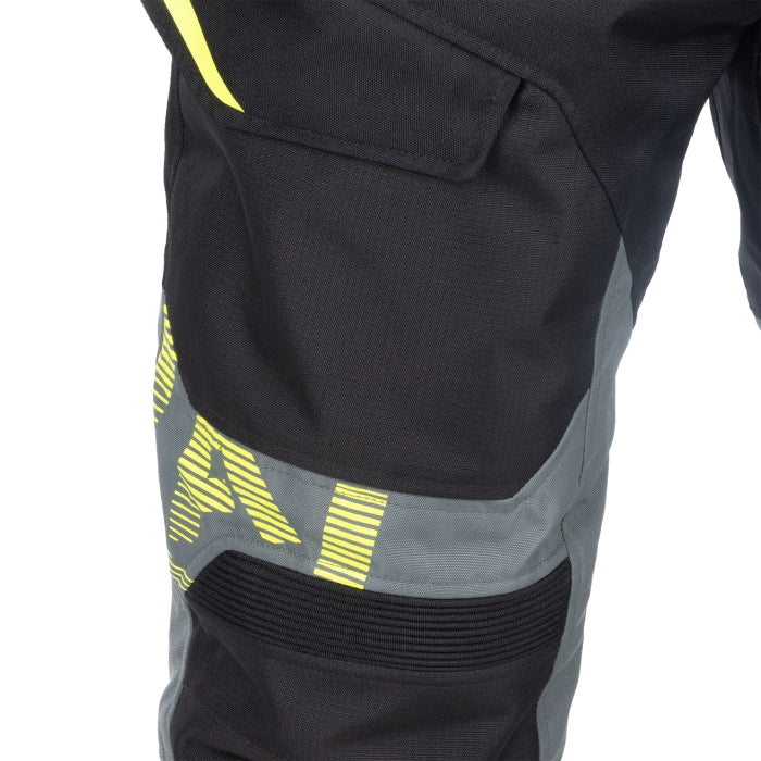 ARMR Kumaji 3.0 Waterproof  Men’s Motorcycle Pants Black Green Fluo Yellow