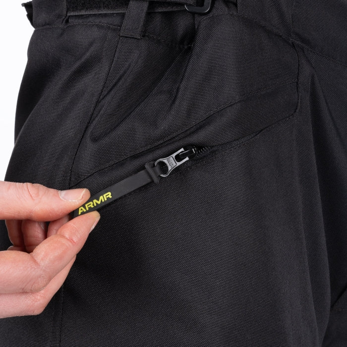 ARMR Kumaji 3.0 Waterproof  Men’s Motorcycle Pants Black Green Fluo Yellow