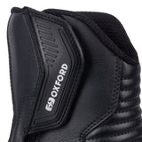 Oxford Code 1.0 Mid Dry2Dr  Men’s Waterproof Motorcycle Boots Black / White 