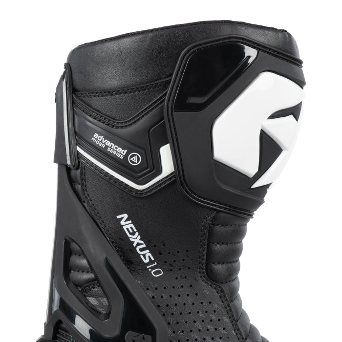 Oxford Nexus 1.0 Air Rider Gear Men’s Motorcycle Boot Black White