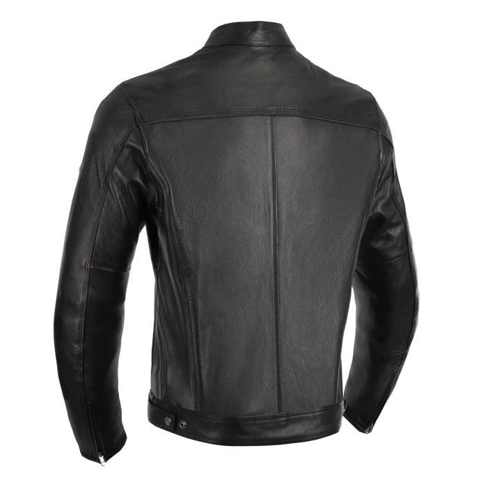 Oxford Walton 2.0 Men Motorcycle Leather Jacket Black