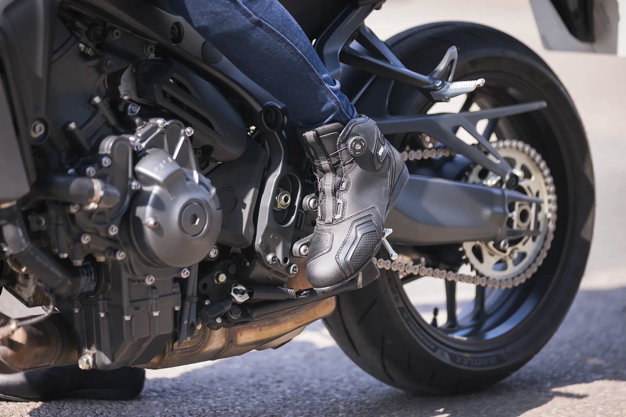 Oxford Helix Dry2Dry Unisex Motorcycle Boots Black