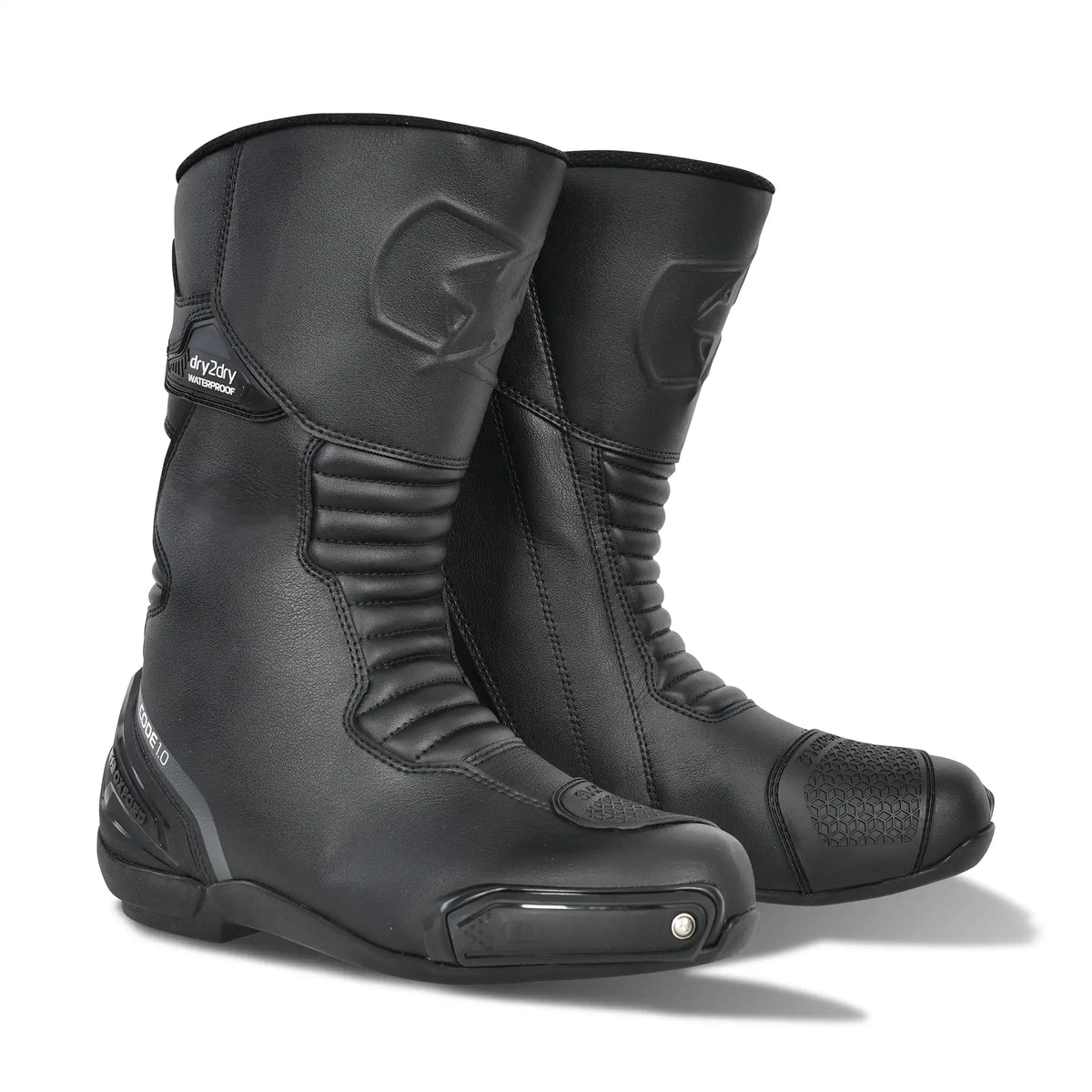 Oxford Code 1.0 DRY2DRY MS Motorcycle Boot Black