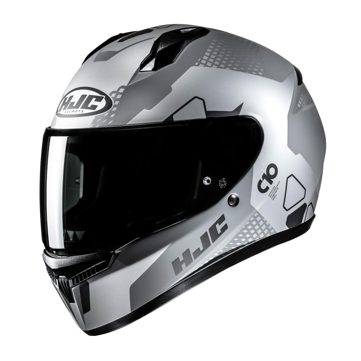 HJC C10 Aspa Full-Face Motorcycle Helmet – Black 