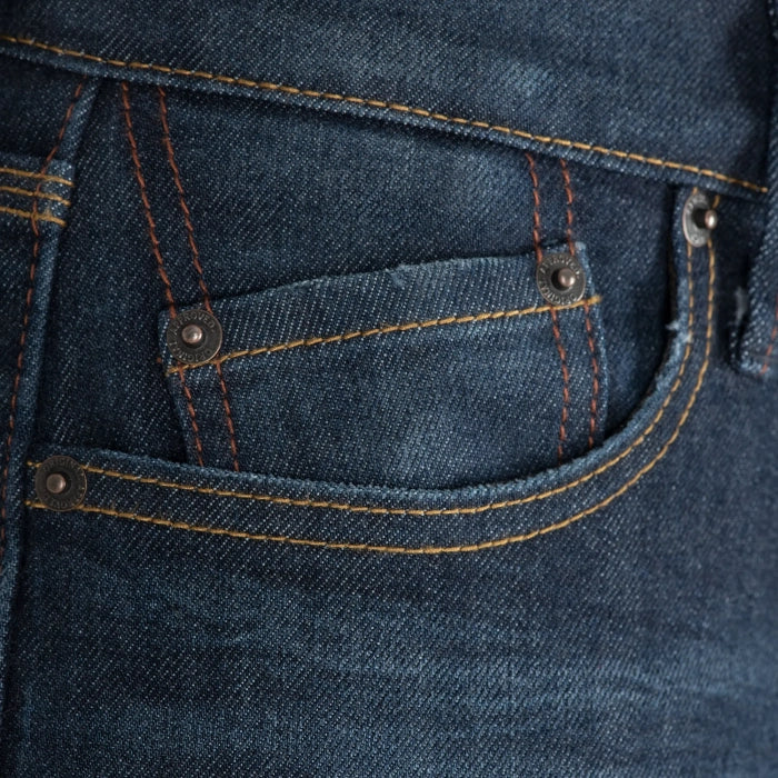 Oxford OA AAA Slim Men's Motorcycle Jeans Dark Aged