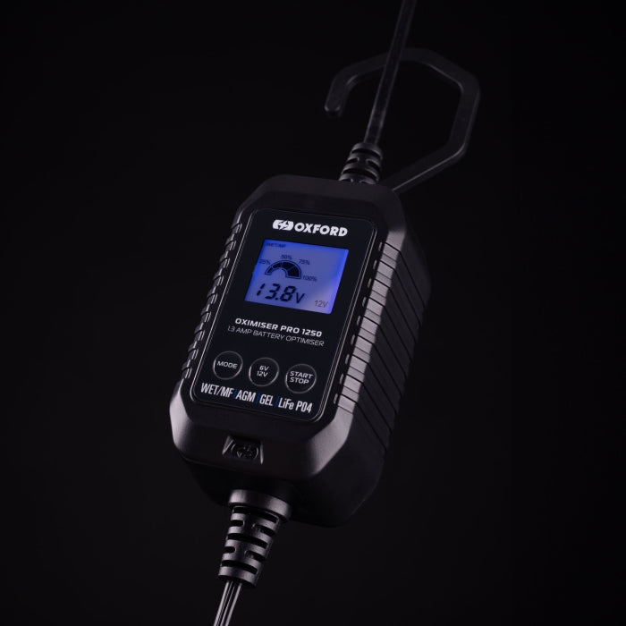 Oxford Oximiser Pro 1250 Battery Optimiser 6V & 12V Smart Charger 