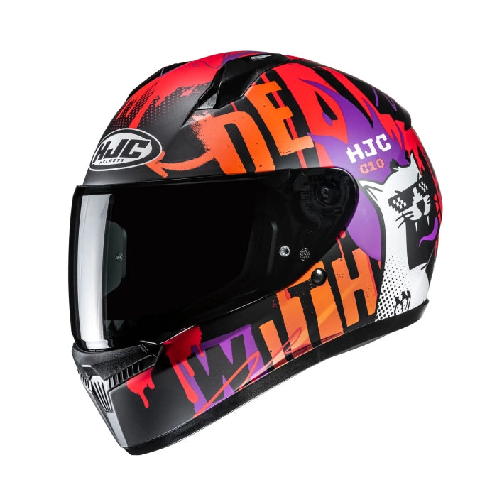 HJC C10 Fop Kids Motorcycle Full Face Helmet