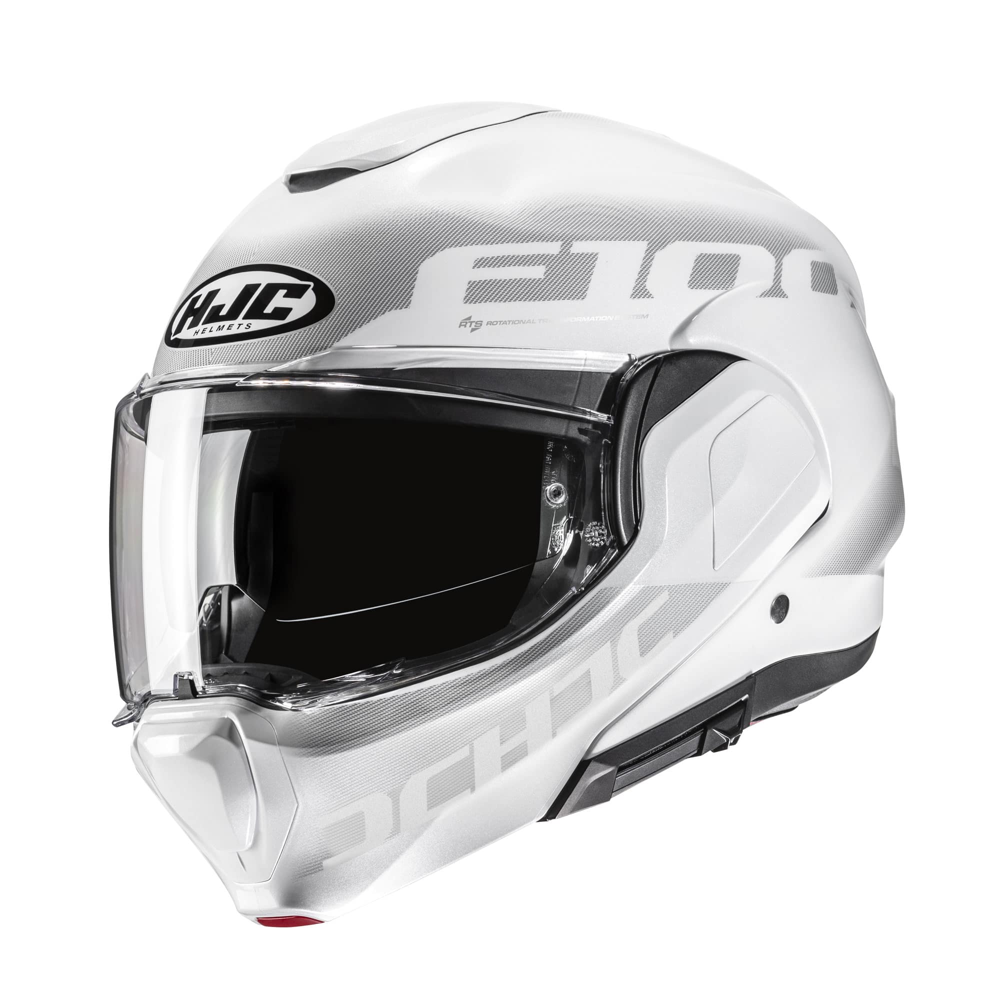 HJC F100 Hetal  Modular helmet white 
