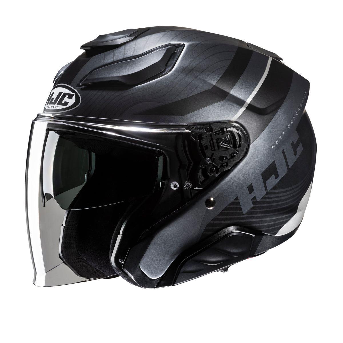HJC F31 Naby Open Face Helmet Black