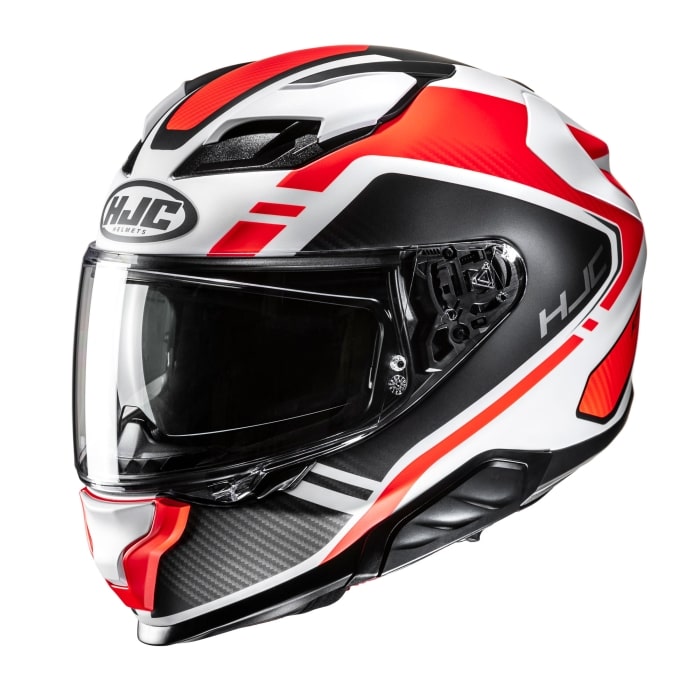 HJC F71 Tozz full-face helmet – orange design