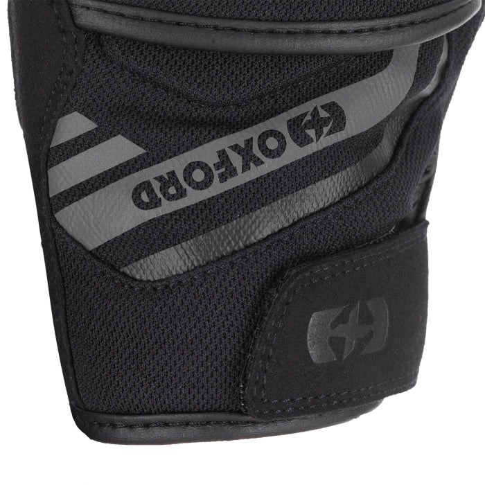 Oxford Dakar 1.0 Men’s Summer Motorcycle Gloves Stealth Black