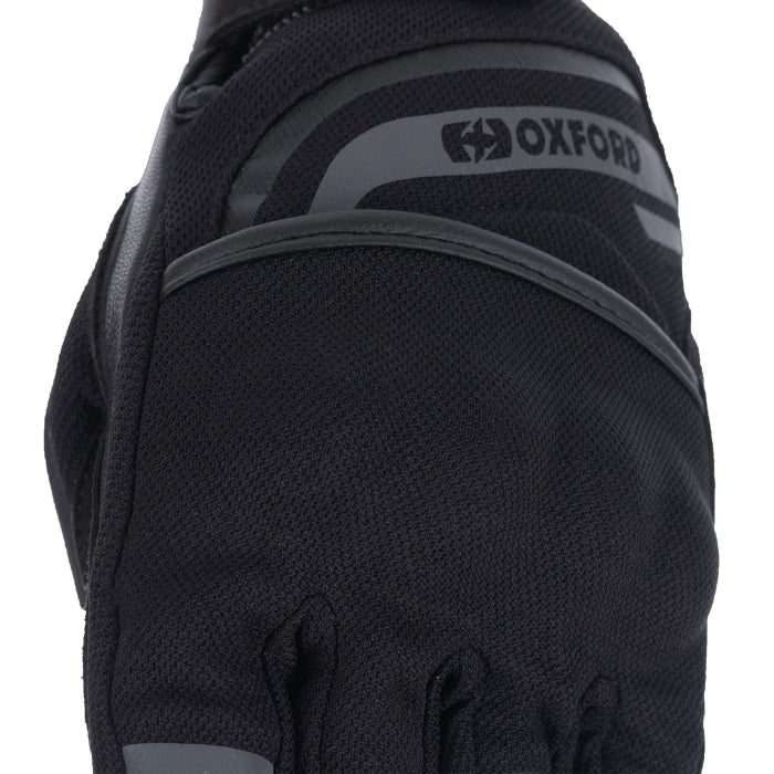 Oxford Dakar 1.0 Men’s Summer Motorcycle Gloves Stealth Black
